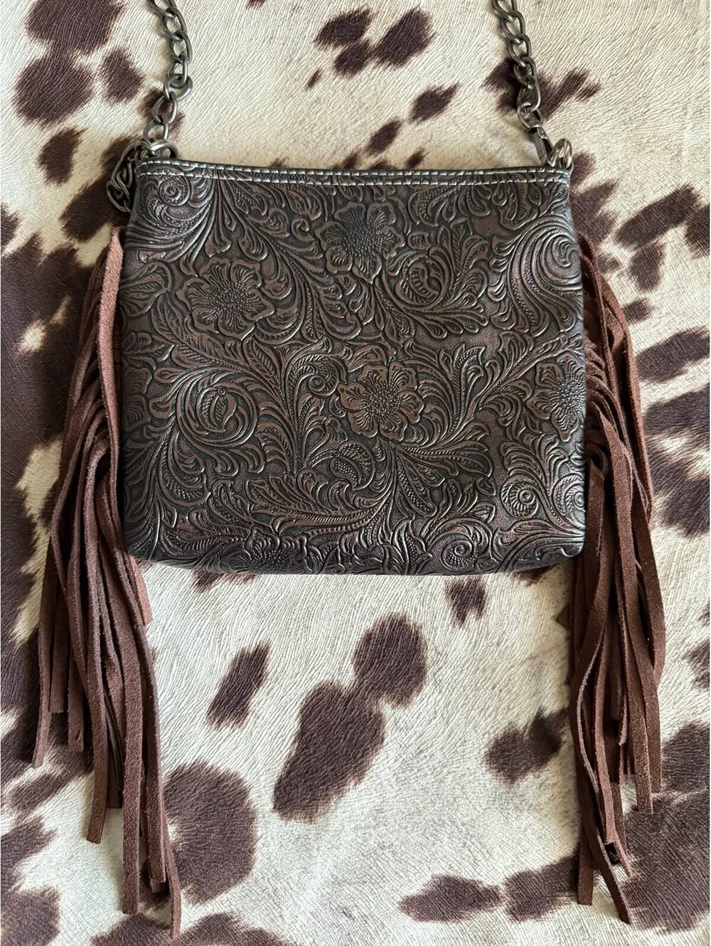 Western Fringe Crossbody Purse